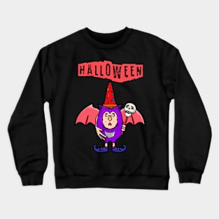 cute bat king Crewneck Sweatshirt